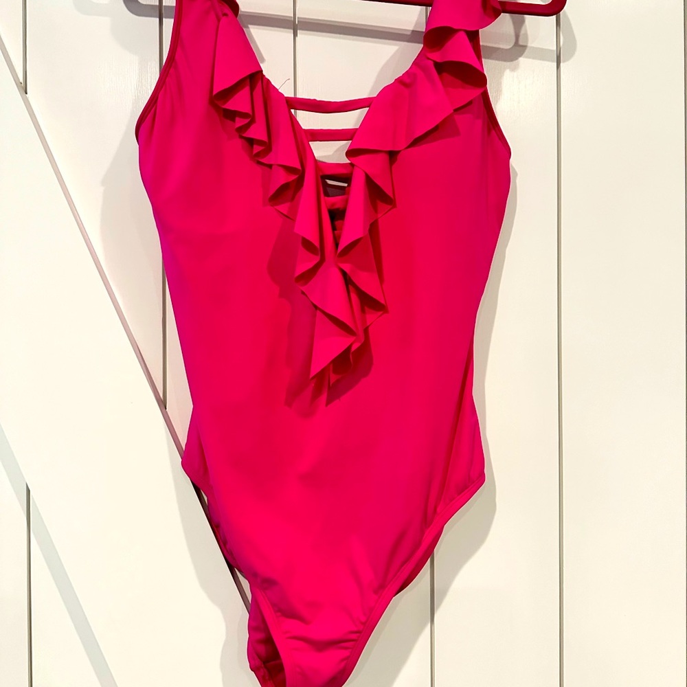 Bleu Rod Beattie Bright Pink Swimsuit